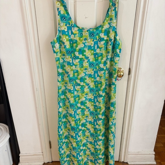 vintage Dresses & Skirts - vintage Midi / maxi dress floral print